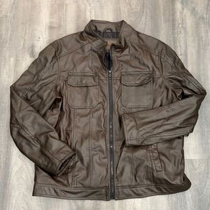 Excelled vintage faux leather jacket